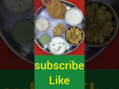 Happy navratri 🙏 Special thali | 4 Day Navratri | #short #youtubefeed #trending #navratrispecial