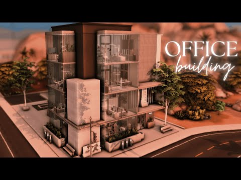 CHIC OFFICE | NO CC | The Sims 4 Speed Build