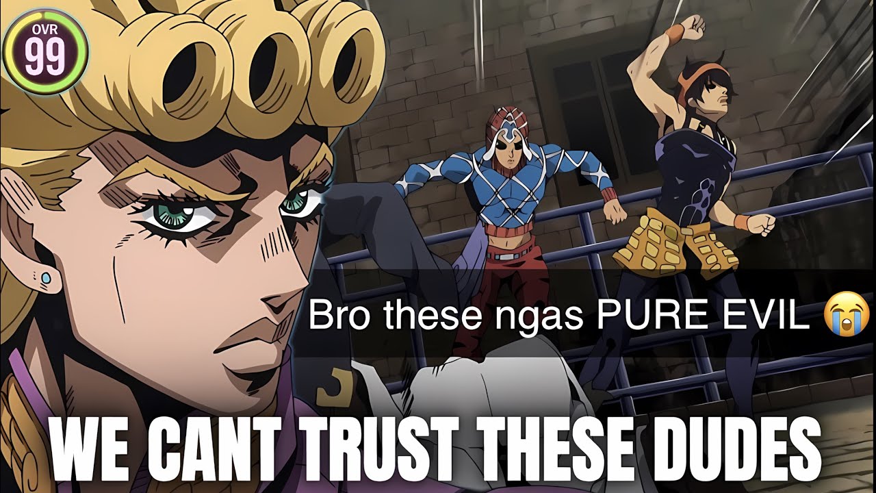 Jojos main characters are NOT HEROS (Zesty THUGS!) 
