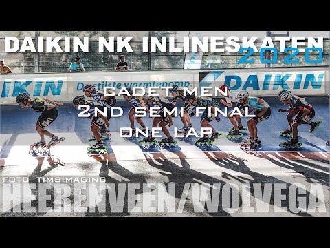 Cadet Men 2nd Semi Final One Lap Daikin NK Inlineskaten 2020