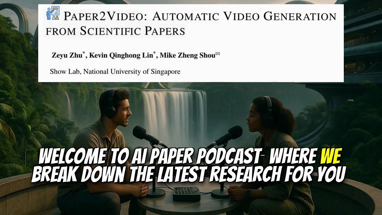 Paper2Video: Automatic Video Generation from Scientific Papers (Oct 2025)