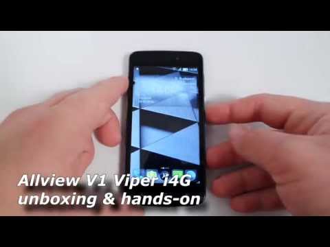 Allview V1 Viper i4G unboxing & hands-on