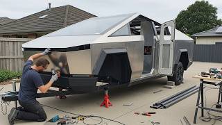 Ez a férfi egy kézzel készített Cybertruckot épít a garázsában mindössze 500 dollárért!