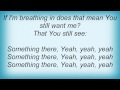 Bethany Dillon - Something There Lyrics_1