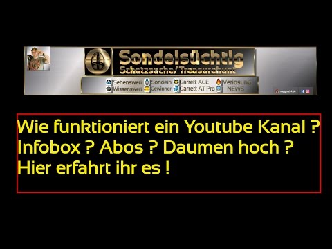 🎓Der Youtube Kanal, Tutorial über Infobox , Playlisten, Symbole ? Wie funktioniert es genau
