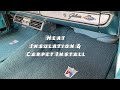 1964 Galaxie Interior Part 1: Heat insulation and Carpet