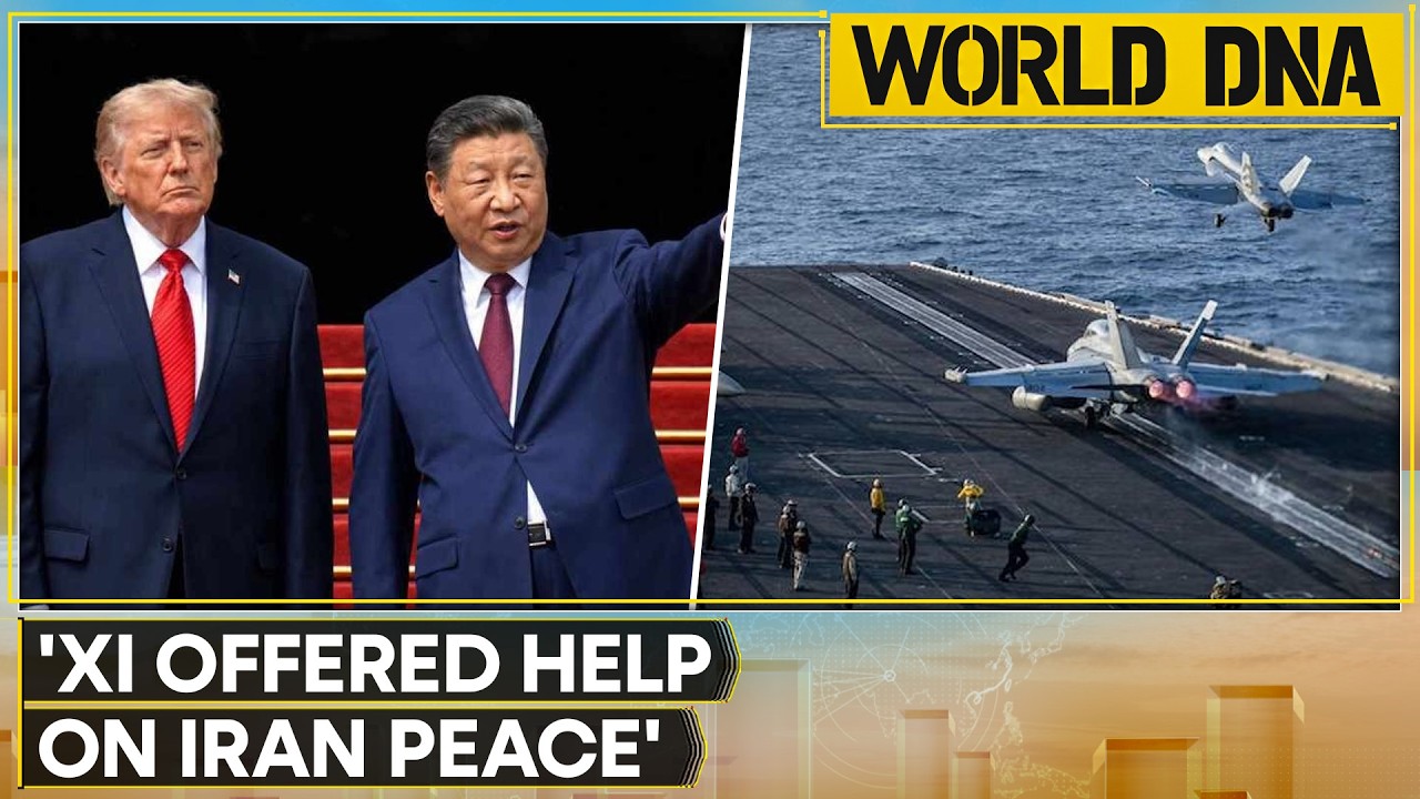 World DNA LIVE: Trump Says Xi Offered Help On Iran Peace | Russia Pounds Kyiv, 21 Killed | WION