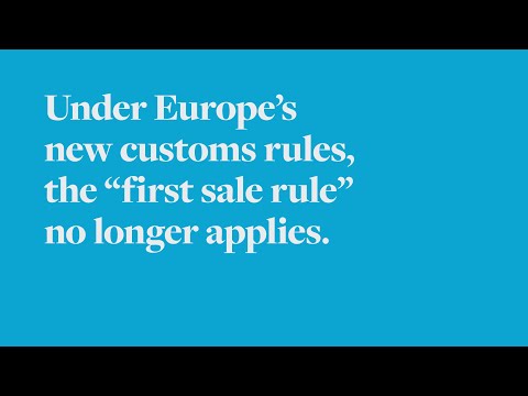 Europe's new customs rules