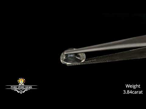 White Sapphire 3.84ct. (Premium) video