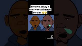 Freekey Zekey’s Hilarious interview: animated version 😂 watch full video #dipset #diplomats #harlem