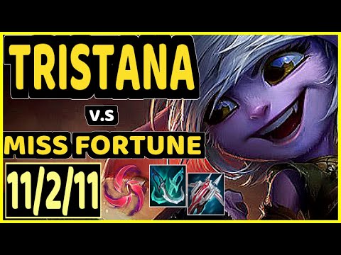 TRISTANA vs MISS FORTUNE - 11/2/11 KDA BOTTOM ADC GAMEPLAY - KR Ranked DIAMOND