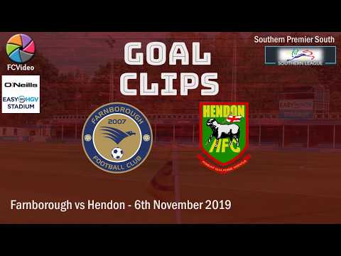 2019-11-06 | Farnborough vs Hendon | Goals
