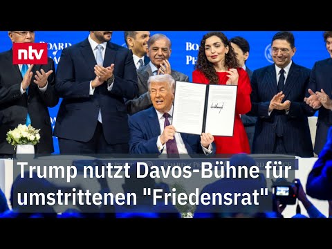 Trump nutzt Davos-Bühne für umstrittenen "Friedensrat" - "Können tun, was wir wollen"