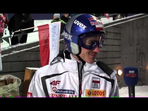 05.12.2010 - Adam Małysz po konkursie w Lillehammer