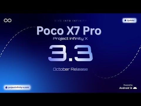 Project Infinity X 3.3  For Poco X7 Pro I Android 16 I