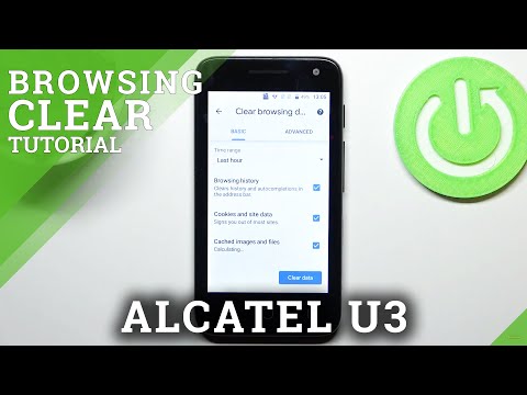 How to Clear Browsing Data on ALCATEL U3 – Clear Browsing History