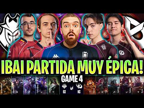 IBAI CASTEA LA PARTIDA MÁS ÉPICA DE LA FINAL!😱 - G2 vs KC Game 4 LEC VERSUS FINAL 2026 ESPAÑOL IBAI