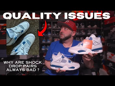The Jordan 4 "Industiral Blue" Has QC Problems! CHECK YOUR PAIRS