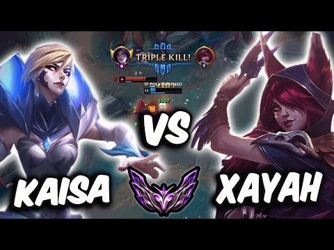 Kaisa vs Xayah ADC ( 55% WINRATE ) - Korea Master Patch 25.9 ✅