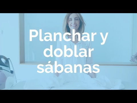 Cómo planchar y doblar sábanas ajustables de algodón por PiaOrganiza | Piasweethome