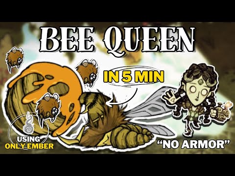 THE INSANE POWER OF THE NEW WILLOW!!! Killing Bee Queen in 5 Minutes - Don't Starve Together | DST