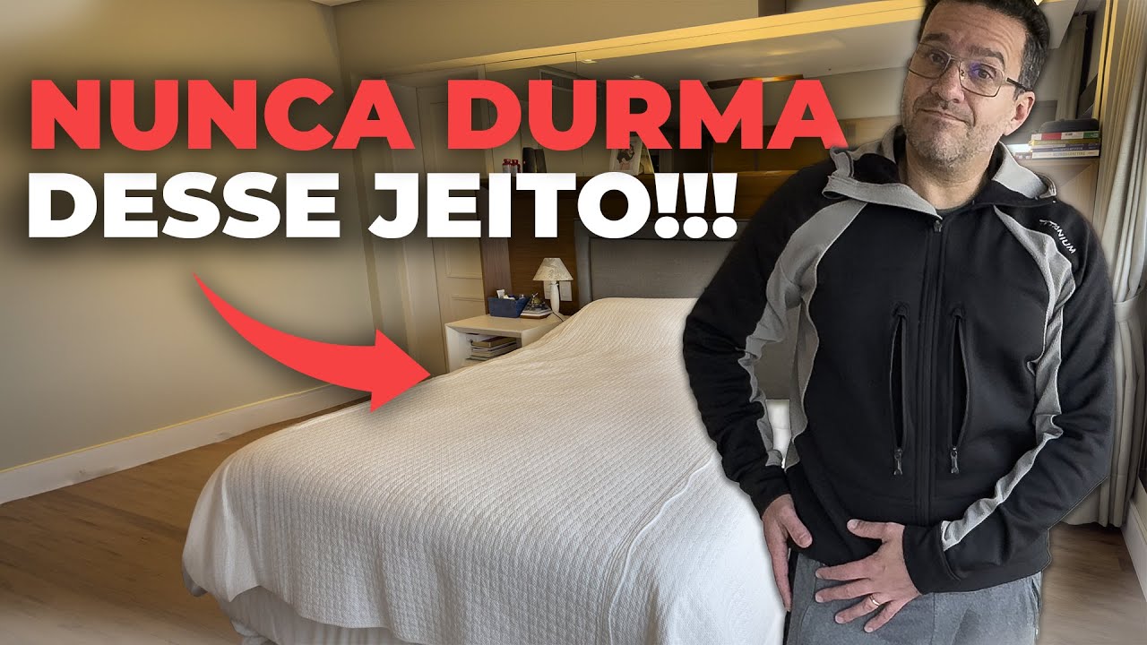 Dor no quadril a noite? NUNCA Durma assim. Aprenda o jeito certo e pare de sofrer!! Dr. David Gusmão