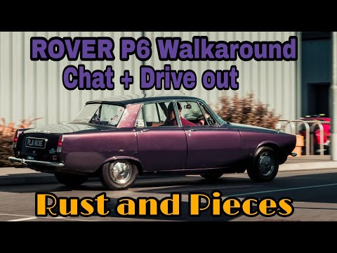 Purple Rover P6 2000 SC Automatic MR JENKINS . Drive out garage and walk around .