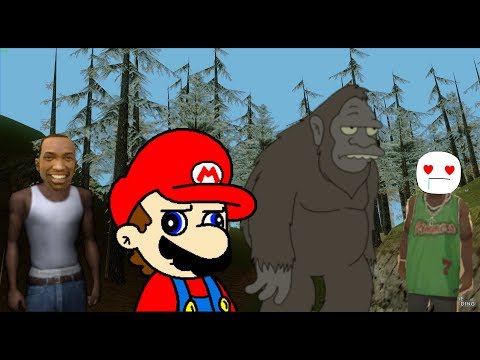 CJ and his friends get lost in the woods - GTA San Andreas (Loquendo)