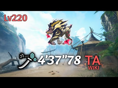 MHR:Sunbreak PC - Lv220 Afflicted Furious Rajang Long Sword/太刀 Solo 4'37''78 TA Wiki Rules