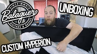 Video thumbnail for Custom Balaguer Hyperion Unboxing! by Riffs, Beards & Gear
