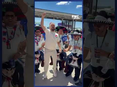 "OLÉ OLÉ OLÉ OLÉ" Walid Acherchour s'est parfaitement intégré aux supporters 😂