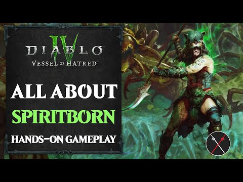Diablo 4 Spiritborn Class Hands-On Gameplay: SKILLS, SPIRITS & ASPECTS