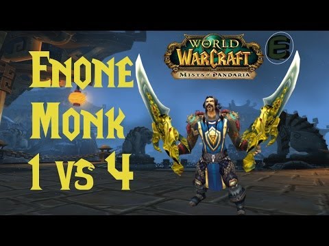 Windwalker monk pvp 1v4 RAMPAGE