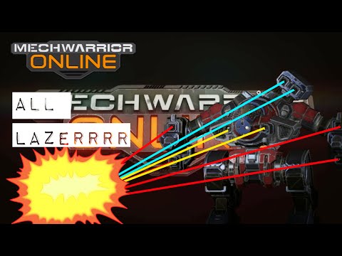 One Shot kill boys! - all lazer gameplay MWO