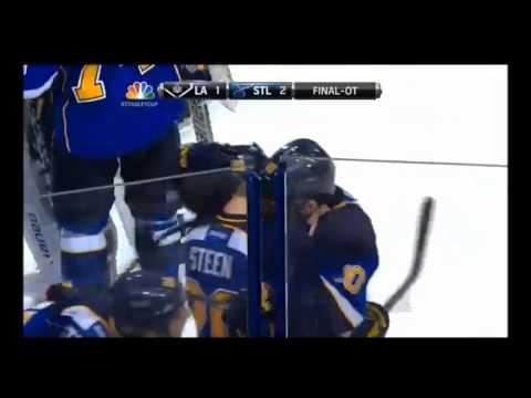Alex Steen Shorthanded OT winner against LA Kings - 2013 Stanley Cup Playoffs