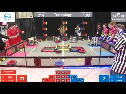 2019 VEX Worlds Technology Division Match Q214