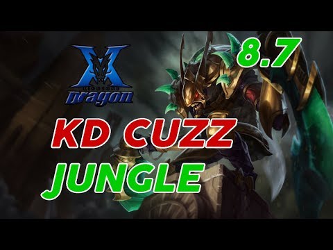 Kingzone DragonX Cuzz Kha'Zix Jungle Patch 8.7 Pro Replay