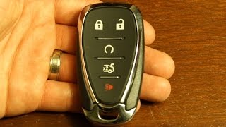 2016 Chevy Mailbu key fob battery replacement