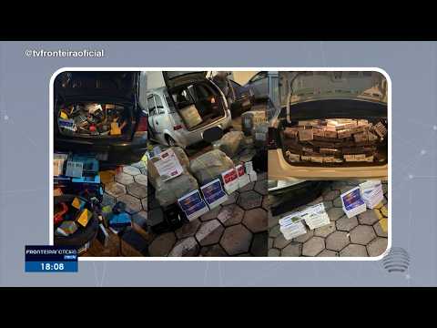 Mercadorias contrabandeadas são apreendidas em Presidente Epitácio