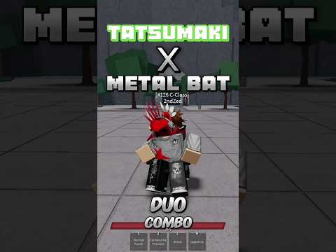 Tatsumaki X Metal Bat Combo|| #strongestbattlegrounds #robloxshorts #pvp