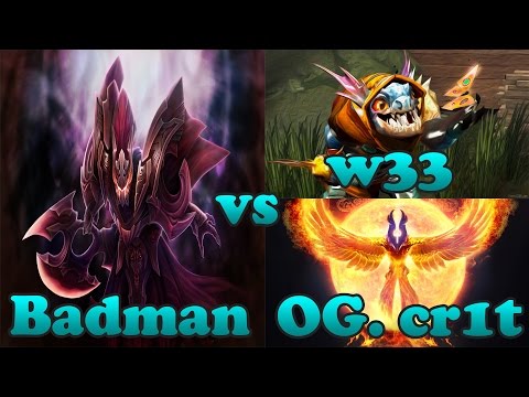 Badman (Spectre) vs w33 (Slark) and OG cr1t (Phoenix)