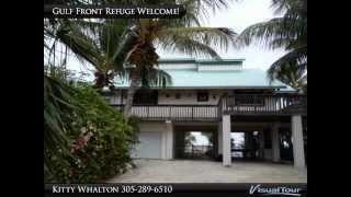 preview picture of video 'Gulf Front Refuge a Pool Home on the open Gulf of Mexico on Morton Street in Grassy Key'