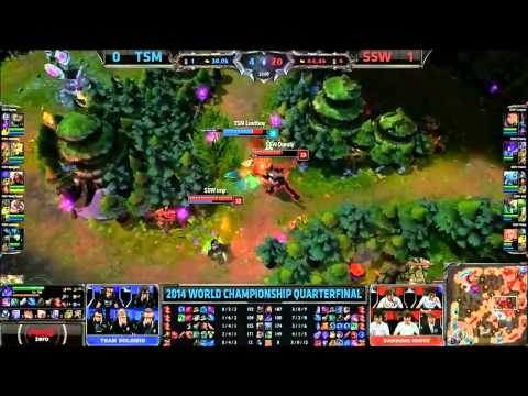 League Of Legends - Worlds - Lustboy with the ninja move fail