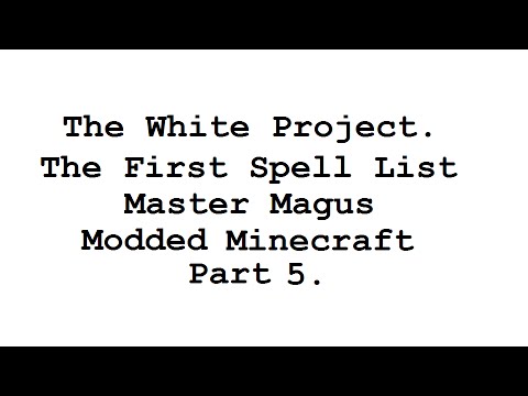 The First Spell List | Master Magus Modded Minecraft Part 5.