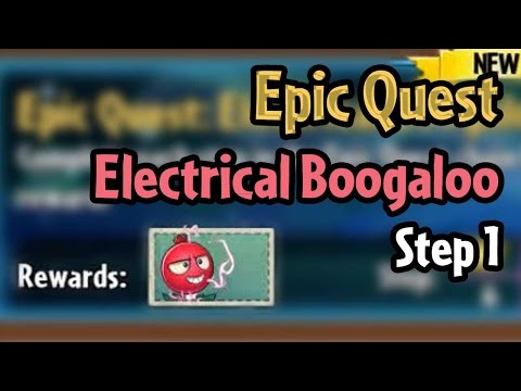 Plants vs Zombies 2 - Epic Quest: Electrical Boogaloo - Step 1