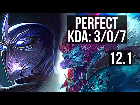 SHEN vs TRUNDLE (TOP) | 3/0/7, 3.5M mastery, 600+ games | KR Diamond | 12.1