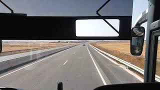 preview picture of video 'Autoroute Khouribga - Berrechid à bord d'un autocar CTM 7106'