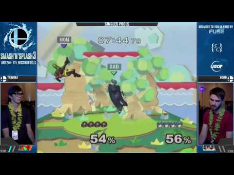 Smash 'N' Splash 3 - Travioli (Samus) vs. borg (Marth) - Round Robin Pools