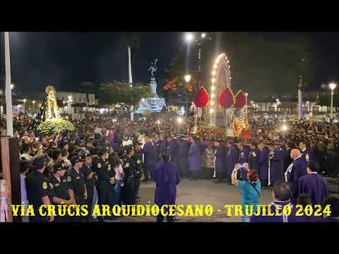 Asociación de Peregrinos "Camina Conmigo" 2024 - Vía Crucis Arquidiocesano; Martes Santo - Trujillo