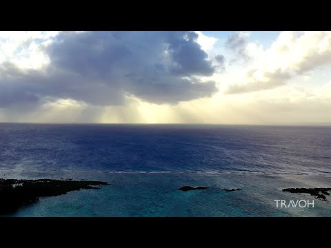 Dramatic Drone Views | South Pacific Ocean Sunset | Bora Bora, French Polynesia 🇵🇫 | 4K Travel
